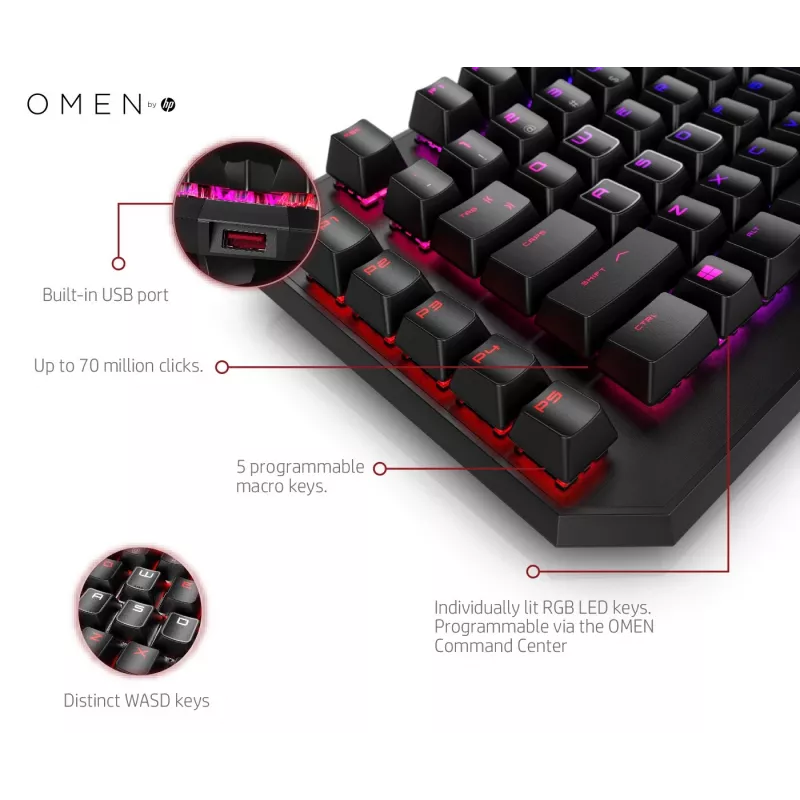 Πληκτρολόγιο HP OMEN by Sequencer
