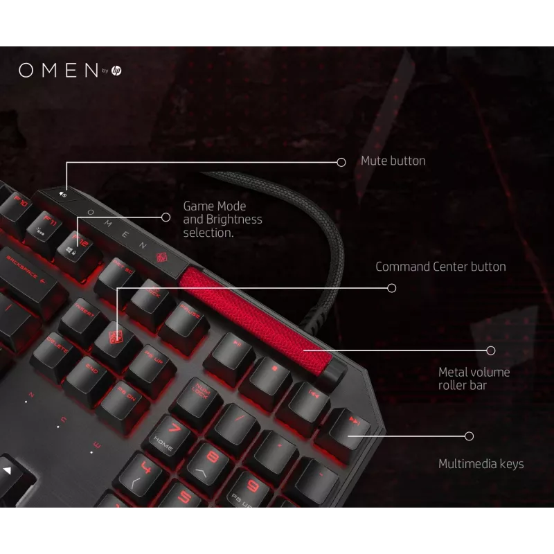 Πληκτρολόγιο HP OMEN by Sequencer