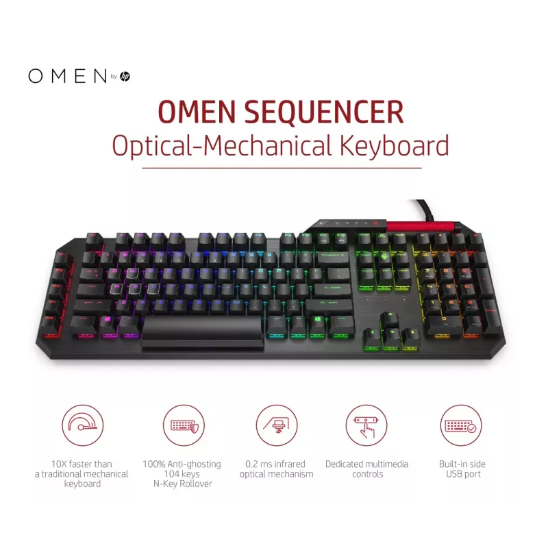 Πληκτρολόγιο HP OMEN by Sequencer