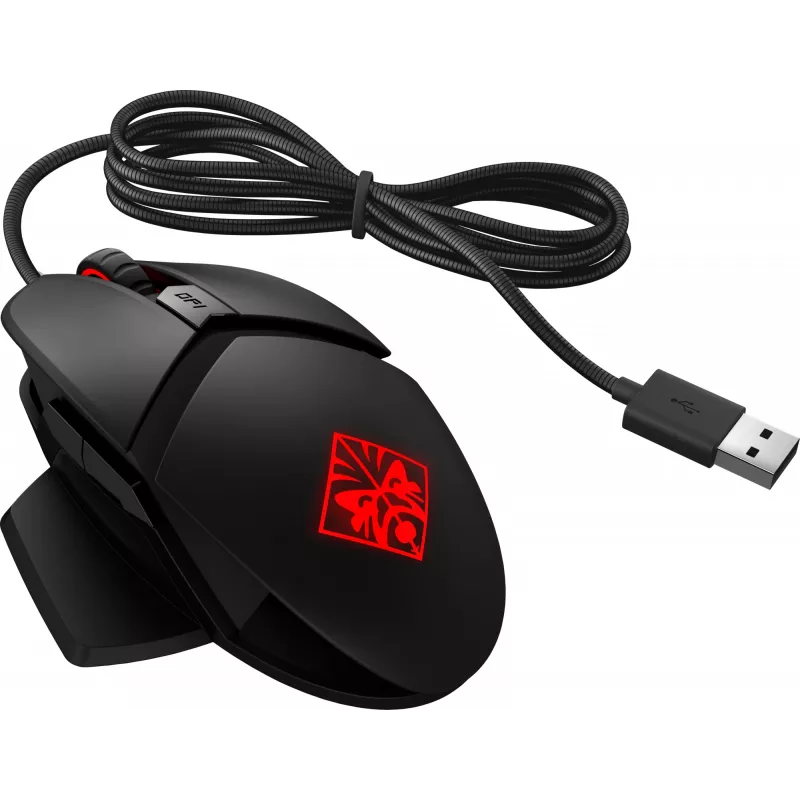 Ποντίκι HP OMEN by Reactor, δεξιόχειρας, οπτικό, USB Type-A, 16000 DPI, 0,2 ms, μαύρο