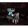 Ποντίκι HP OMEN by Reactor, δεξιόχειρας, οπτικό, USB Type-A, 16000 DPI, 0,2 ms, μαύρο