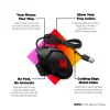 Ποντίκι HP OMEN by Reactor, δεξιόχειρας, οπτικό, USB Type-A, 16000 DPI, 0,2 ms, μαύρο