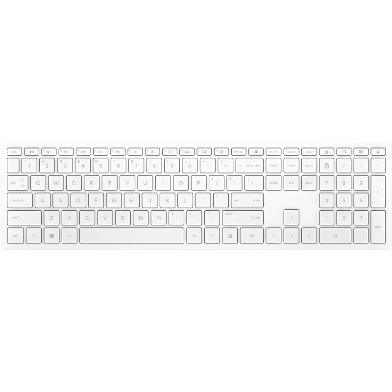 HP Pavilion ασύρματο πληκτρολόγιο 600 λευκό, Full-size (100%), ασύρματο, RF Wireless, μηχανικό, λευκό