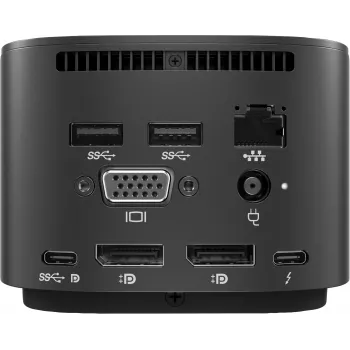 HP Thunderbolt Dock G2 με καλώδιο combo, ενσύρματο, Thunderbolt, μαύρο, Kensington, Κίνα, HP