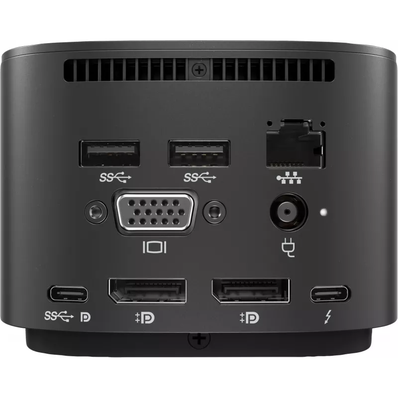 HP Thunderbolt Dock G2 με καλώδιο combo, ενσύρματο, Thunderbolt, μαύρο, Kensington, Κίνα, HP