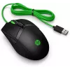 HP Pavilion Gaming ποντίκι 300, αμφιδέξιο, οπτικό, USB Type A, 5000 dpi, μαύρο, πράσινο