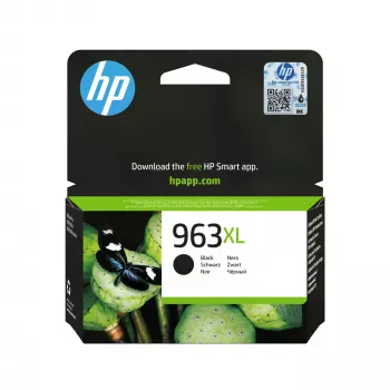 HP 963XL High Yield μαύρη Original μελανοταινία, μαύρο, 1 τεμ., 2000 σελίδες