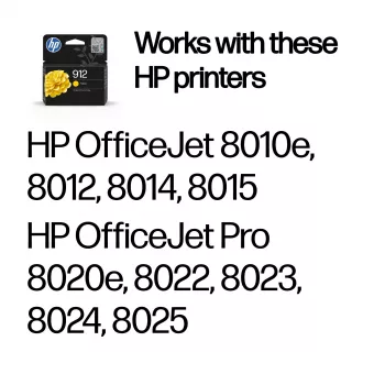 HP 912 κίτρινη Original μελανοταινία, κίτρινο, 1 τεμ., 315 σελίδες