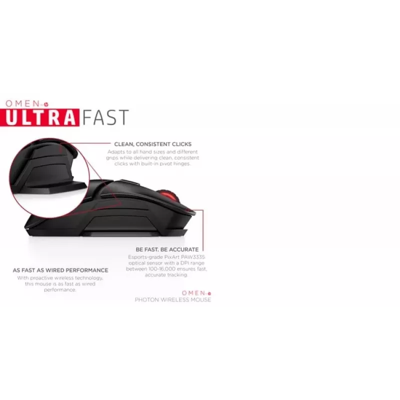 Ποντίκι HP OMEN by Photon Wireless Bluetooth USB Type-A