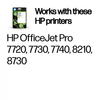 HP 953 συσκευασία 4 τεμ. μαύρο/cyan/magenta/κίτρινο Original μελανοδοχεία