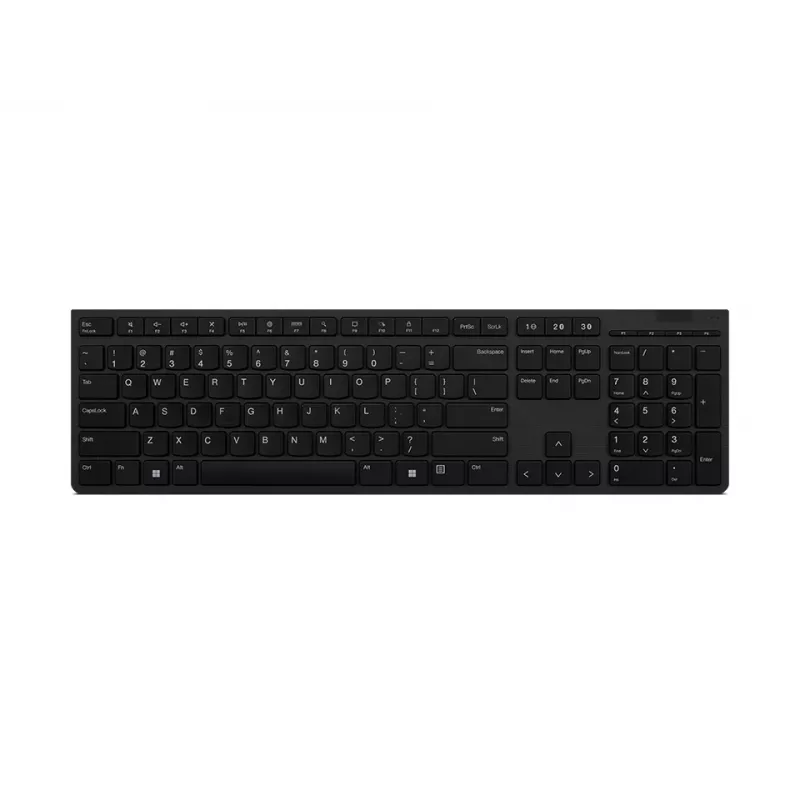 Lenovo 4Y41K04031 Πληκτρολόγιο Γραφείου RF Wireless + Bluetooth Αγγλικό ΗΠΑ Γκρι