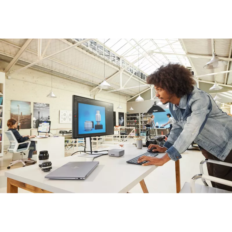 HP 975 Dual-Mode Ασύρματο Πληκτρολόγιο Full-Size RF Wireless Bluetooth Μαύρο