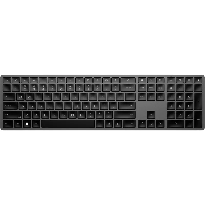 HP 975 Dual-Mode Ασύρματο Πληκτρολόγιο Full-Size RF Wireless Bluetooth Μαύρο
