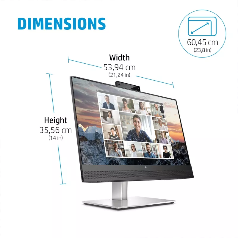 Οθόνη HP E24m G5 23,8 inch Full HD, 1920x1080 (40Z32E9#ABB)