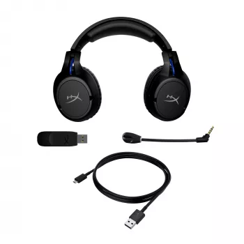 HyperX Cloud Flight - Ασύρματο Headset Gaming (Μαύρο-Μπλε) - PS5-PS4