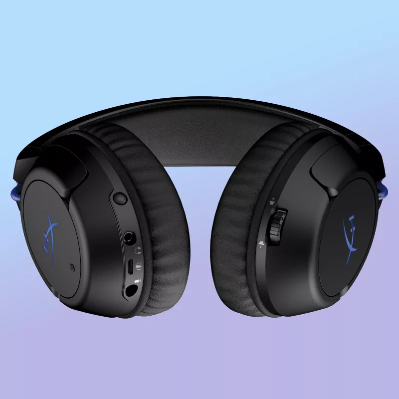 HyperX Cloud Flight - Ασύρματο Headset Gaming (Μαύρο-Μπλε) - PS5-PS4