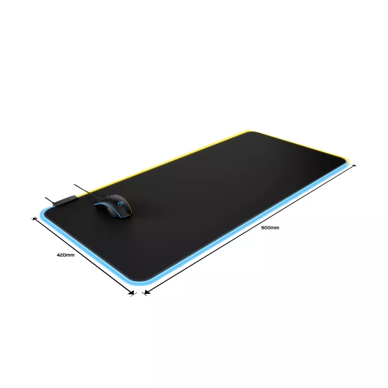 HyperX Pulsefire Mat - RGB Gaming mouse pad - Ύφασμα (XL)