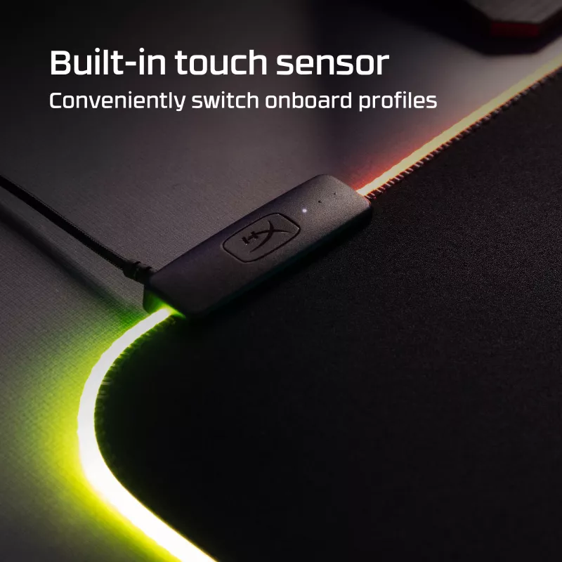 HyperX Pulsefire Mat - RGB Gaming mouse pad - Ύφασμα (XL)