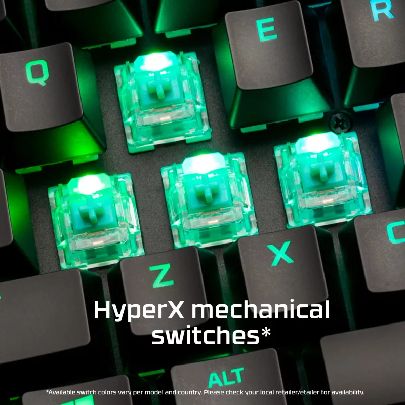 HyperX Alloy Origins 65 – Μηχανικό Gaming πληκτρολόγιο – HX Aqua (US-Layout)