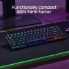 HyperX Alloy Origins 65 – Μηχανικό Gaming πληκτρολόγιο – HX Aqua (US-Layout)