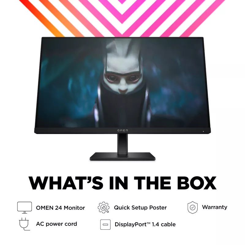 OMEN by HP 60,5 cm (23,8″) FHD 165Hz Οθόνη Gaming – OMEN 24