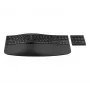 HP 965 Ergonomic Ασύρματο Πληκτρολόγιο, Full-size (100%), Ασύρματο, RF Wireless + Bluetooth, Μεμβράνης, Μαύρο