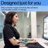 HP 965 Ergonomic Ασύρματο Πληκτρολόγιο, Full-size (100%), Ασύρματο, RF Wireless + Bluetooth, Μεμβράνης, Μαύρο