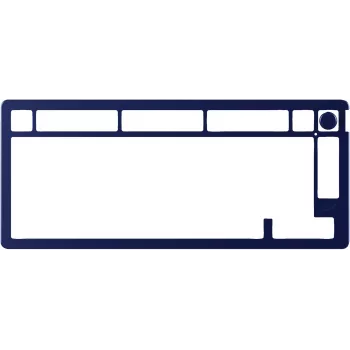 Μηχανικό πληκτρολόγιο KINGSTON HyperX Alloy Rise 75 Top Plate Navy Blue (Μοντέλο 85U15AA)