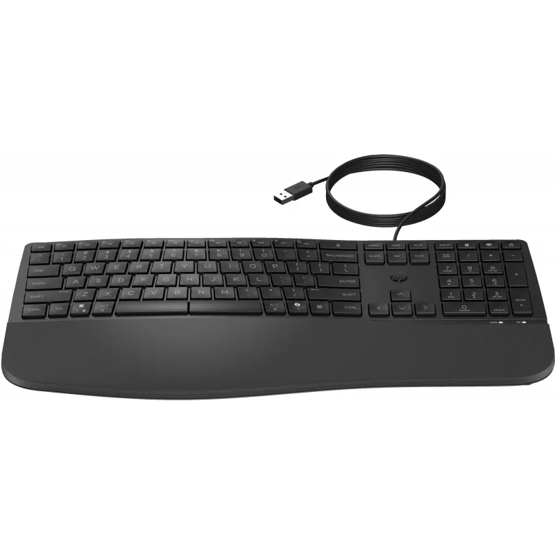 Ενσύρματο Πληκτρολόγιο Full-Size HP 485 Comfort με θύρα USB και 23 προγραμματιζόμενα πλήκτρα