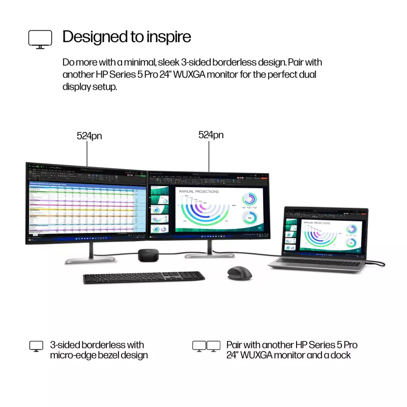 Οθόνη HP Series 5 Pro 24 inch WUXGA Display 1920 x 1200