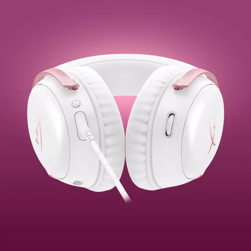 HyperX Cloud III - Headset gaming (λευκό/ροζ)