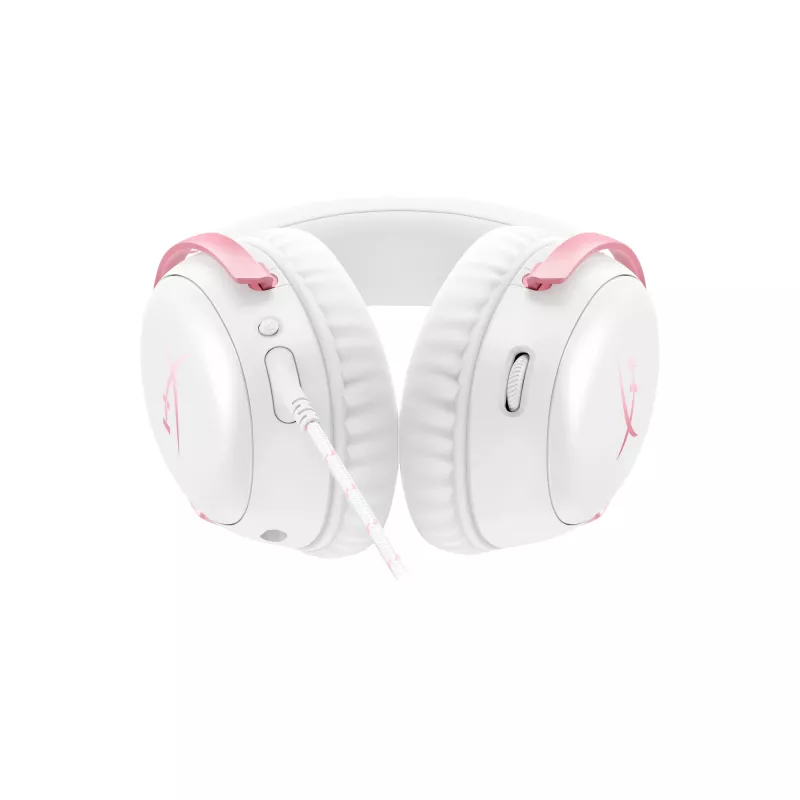HyperX Cloud III - Headset gaming (λευκό/ροζ)