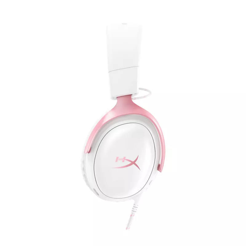 HyperX Cloud III - Headset gaming (λευκό/ροζ)