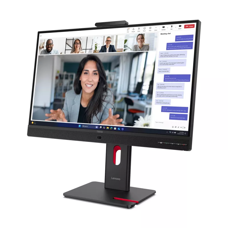 Οθόνη Lenovo ThinkVision T24-4v, 60,5 cm (23,8 inch), 1920 x 1080 Pixel, Full HD, LED, 6 ms, μαύρο