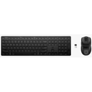 Σετ πληκτρολογίου και ποντικιού HP 495C — Ασύρματο πληκτρολόγιο Full-Size, ποντίκι Multi-Device, USB/RF/Bluetooth, μαύρο