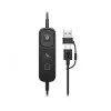 Ενσύρματο Στερεοφωνικό Headset HP POLY Mission 425 Classic, σύνδεση USB, 126 g