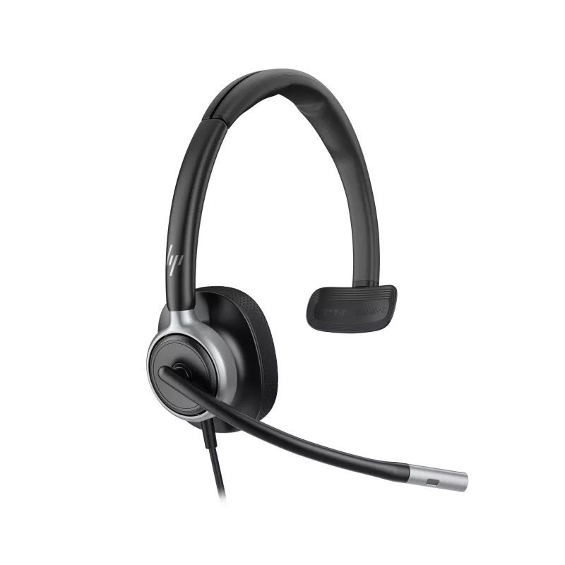 HP Poly Mission 615 Μονοφωνικό Ενσύρματο USB Headset, 117,5 g, μαύρο