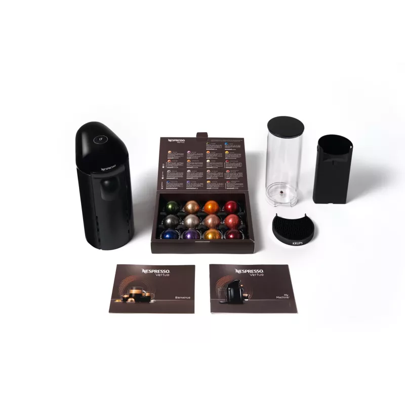 Μηχανή espresso και καφέ με κάψουλες KRUPS Nespresso Vertuo XN903810 μαύρο