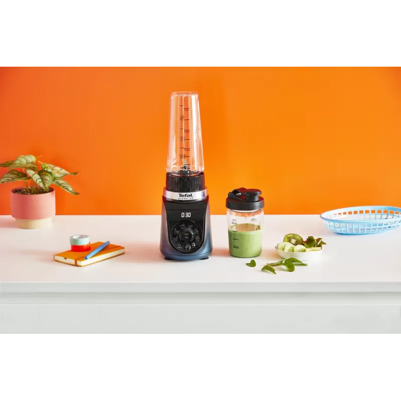 Tefal Blend Up BL19H4F0 Μίξερ 0,85 L Μπλέντερ 1000 W Μπλε, Διαφανές