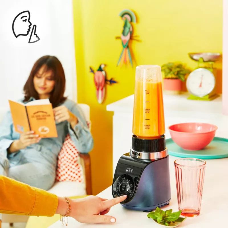Tefal Blend Up BL19H4F0 Μίξερ 0,85 L Μπλέντερ 1000 W Μπλε, Διαφανές