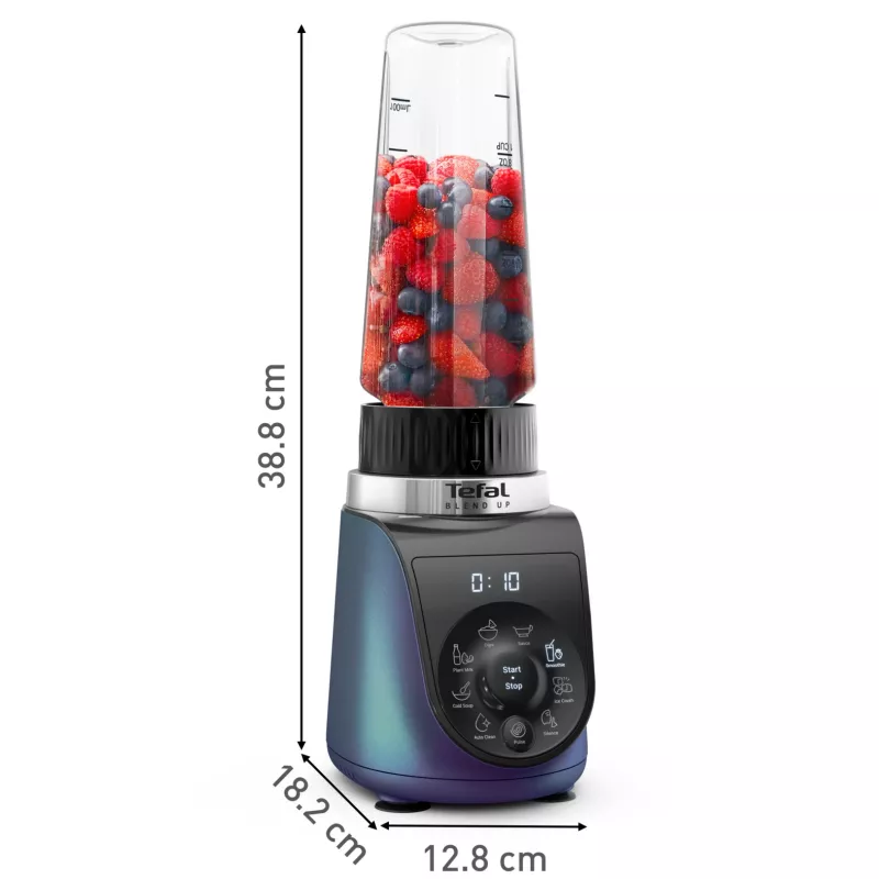 Tefal Blend Up BL19H4F0 Μίξερ 0,85 L Μπλέντερ 1000 W Μπλε, Διαφανές