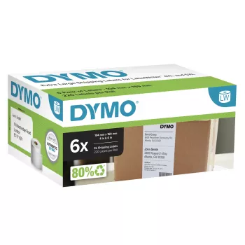DYMO 2238107 Ετικέτες αποστολής UPS, 102 x 210 mm, 6 ρολά x 140 ετικέτες, μαύρο σε λευκό