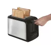 Tefal Express TT410D τοστιέρα 7 2 φέτες 850 W μαύρο, ανοξείδωτο ατσάλι