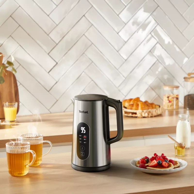 Tefal Selection KI871DE0 βραστήρας 1,7 l 1500 W μαύρο, ανοξείδωτο ατσάλι