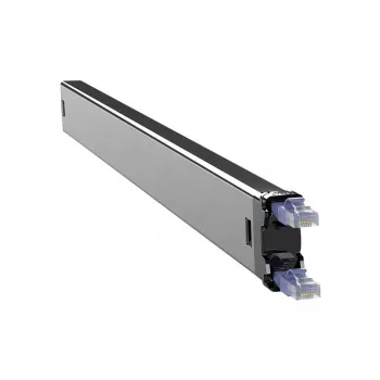 PATCHBOX C60STPXC6XXX1V οργανωτής καλωδίων rack κανάλι καλωδίων μαύρο, ασημί, μωβ 1 τεμ.