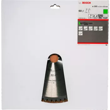 Bosch Optiline Wood δίσκοι πριονιού ξύλου, ξύλο, 30,5 cm, Bosch, 798 g, 1 τεμ.