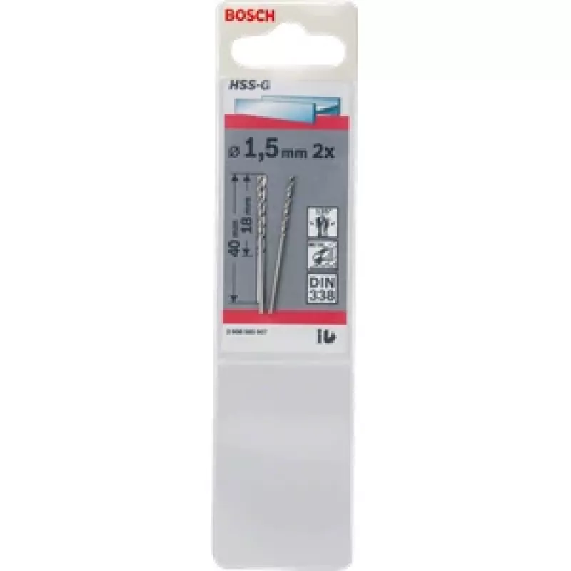 Τρυπάνι Bosch 1,5 mm σπειροειδές τρυπάνι 1 τεμ. – μοντέλο 2 608 585 907