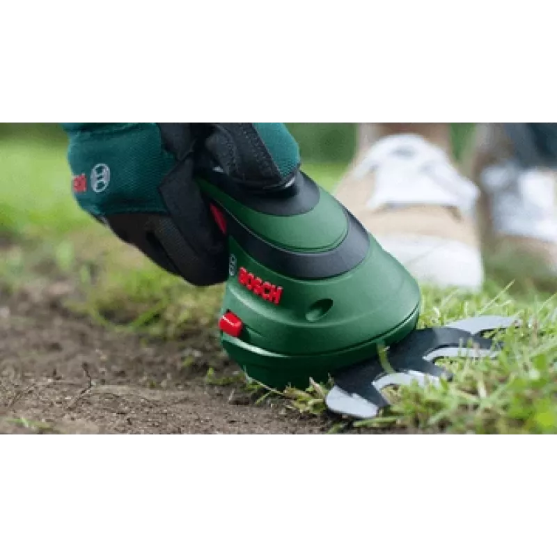Bosch Isio ψαλίδι γκαζόν μπαταρίας 8 cm 3,6 V μαύρο, πράσινο