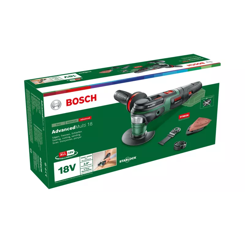 Bosch AdvancedMulti 18 μαύρο, πράσινο