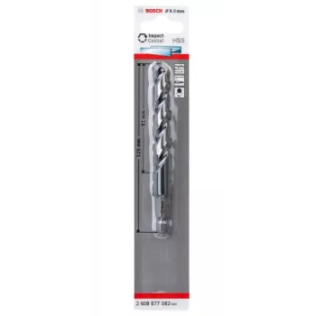 Στριφτό τρυπάνι Bosch HSS εξαγωνικό στέλεχος 9 mm